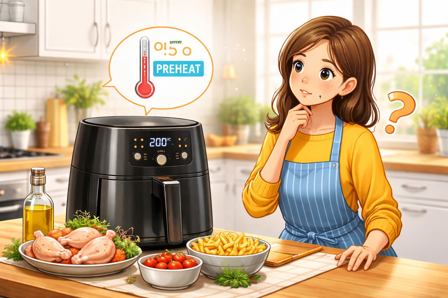 Airfryer : faut-il vraiment le préchauffer ?