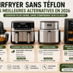 Les Meilleurs Airfryers sans Téflon (PTFE / PFAS) en 2026