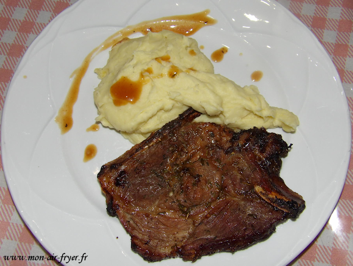 échines de porc caramélisées