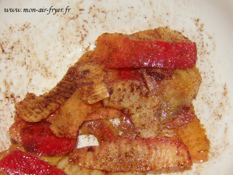 chips d'épluchures de pommes