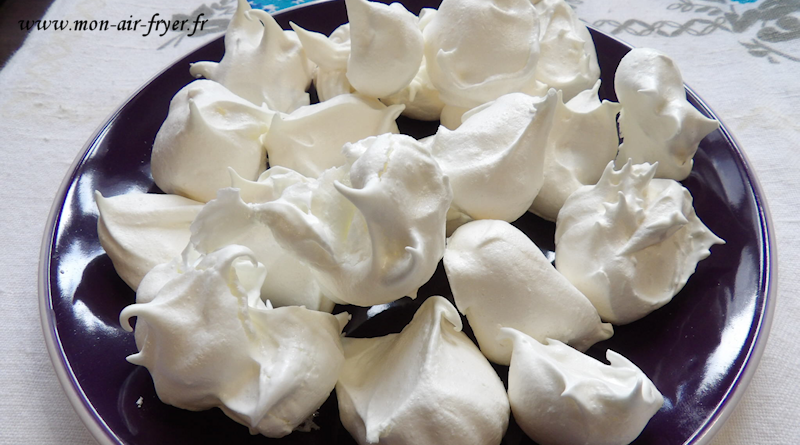 Meringues à l&rsquo;airfryer :  recette facile et inratable
