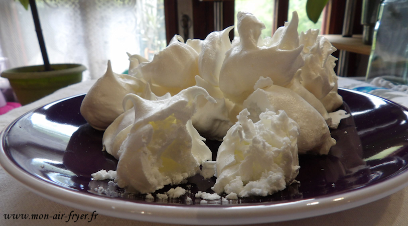 meringues à l'airfryer