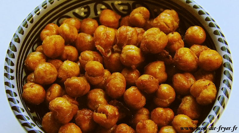 Pois chiches grillés à l&rsquo;airfryer