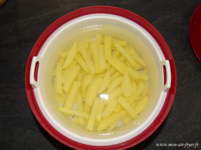 frites maison parfaites à l'airfryer