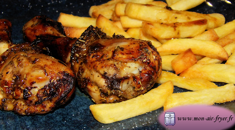 Pilons de poulet simplissimes à l&rsquo;airfryer