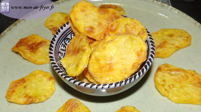 Premier essai de Chips à l&rsquo;airfryer