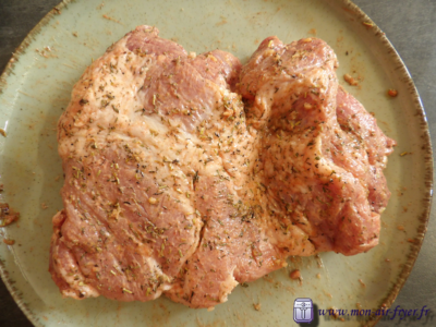 épaule de porc entière à l'airfryer