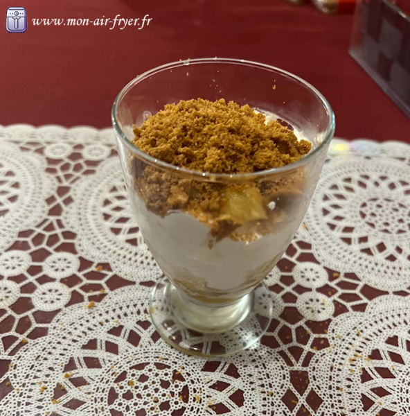 ananas caramélisés à l'airfryer