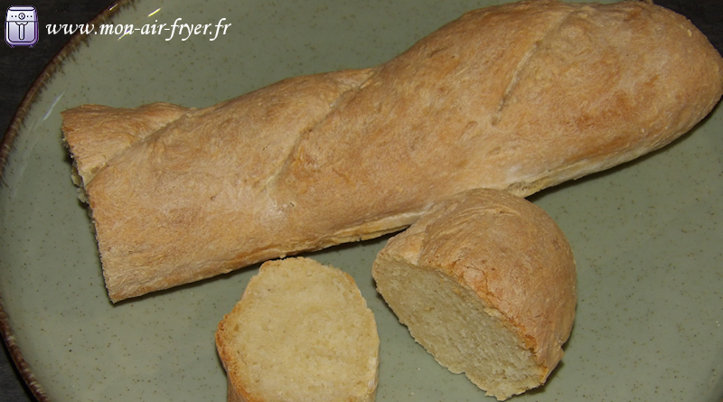 Premier essai de baguette de pain à l&rsquo;airfryer