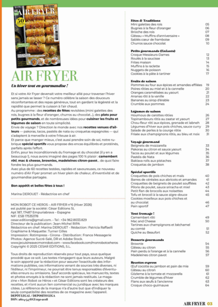 magazine spécial Airfryer
