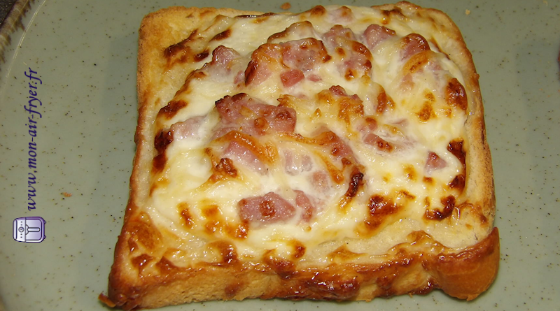 Tartines façon flammekueche à l’airfryer