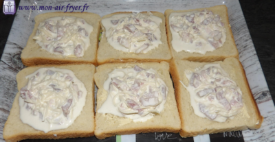 tartines façon flammekueche